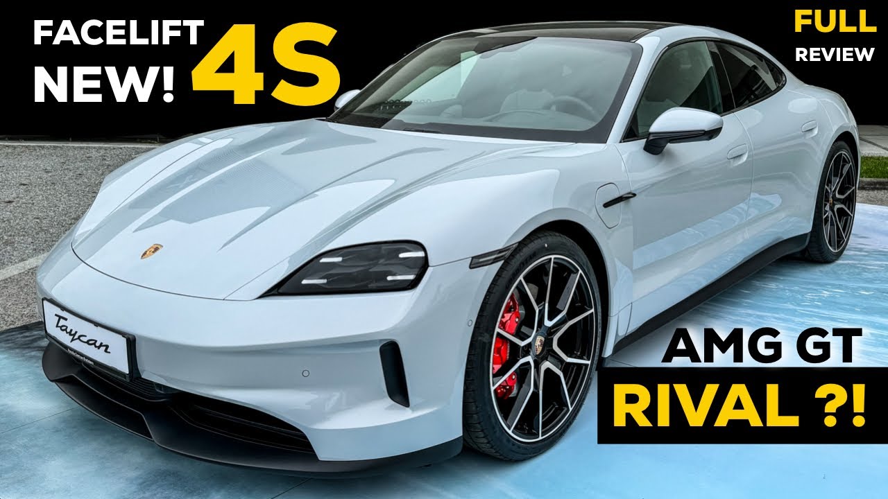 2025 Porsche Taycan 4S Is a $119,000 AMG GT 4 Door RIVAL! NEW Facelift Full Review