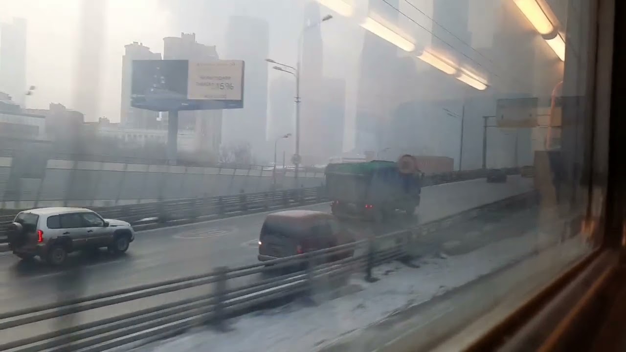 Поездка на электропоезде ЭД4М-0460 по маршруту 