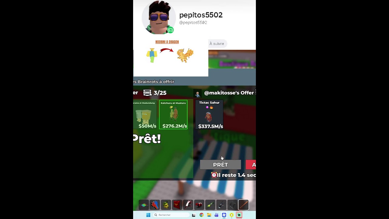 live SAB fr ! nobini a dragon !