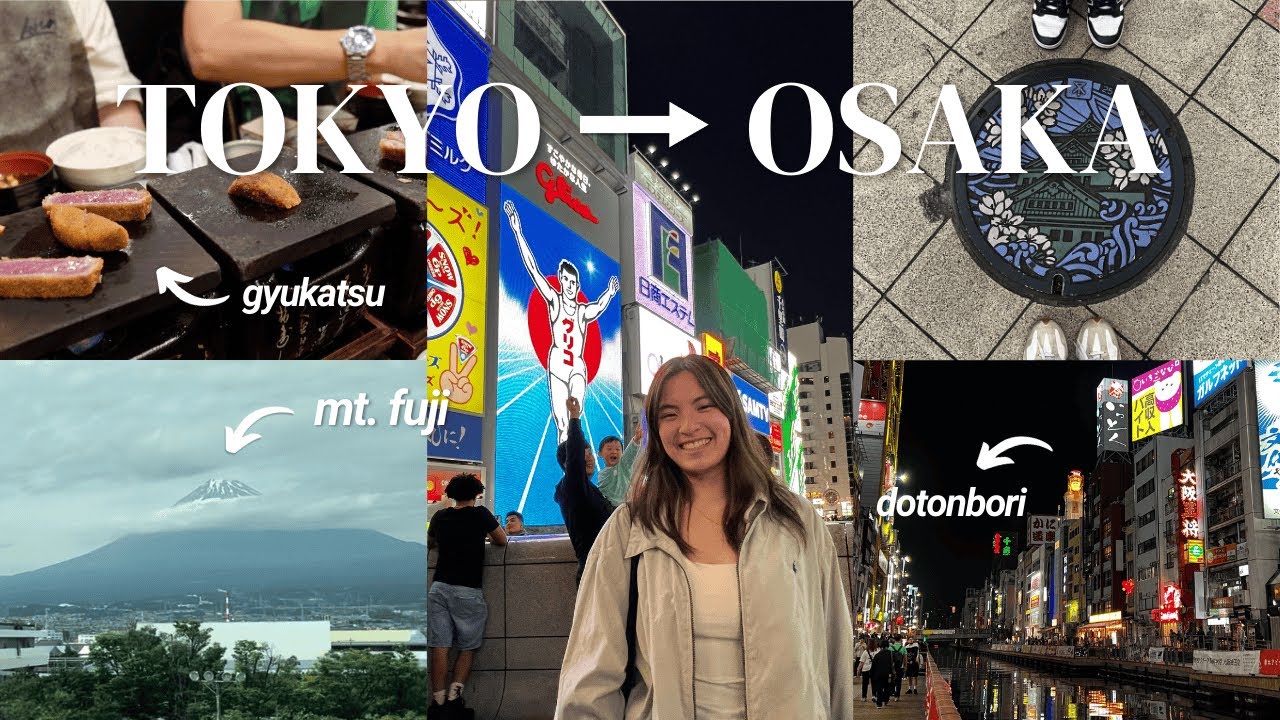 Bullet Train from Tokyo to Osaka | 7-eleven food, capsule machines, pharmacy/drug store, gyukatsu