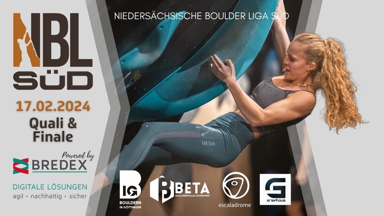 Re-Live beim Finale der Niedersächsischen Boulder Liga Süd