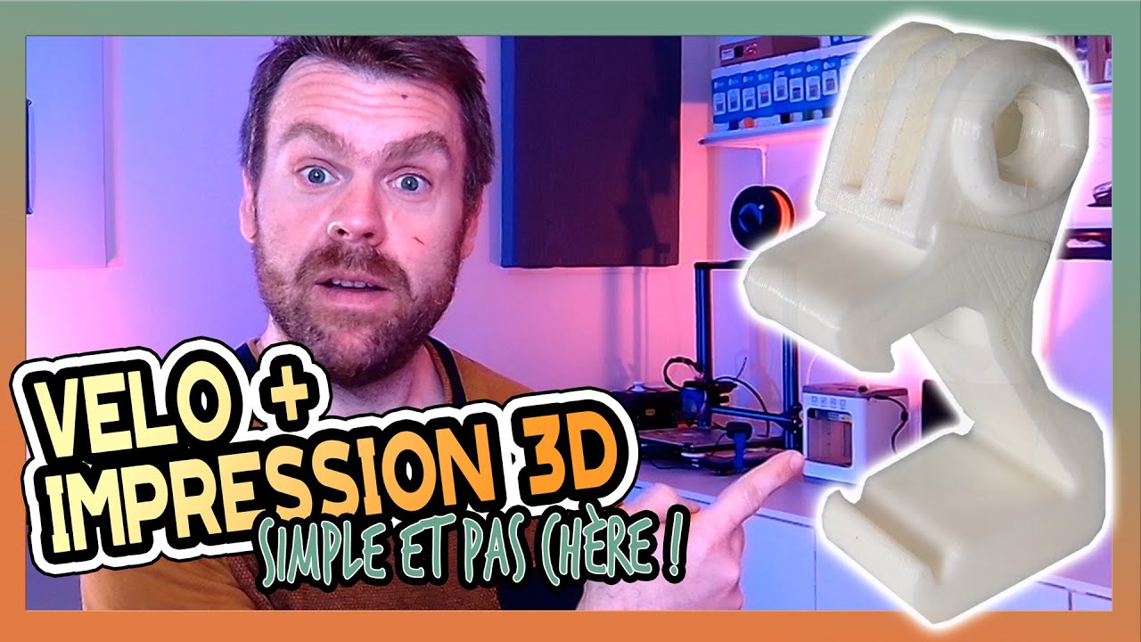 Comment imprimer facilement un support GoPro 3D pour casque de VTT ? Avec la Tina 2 de Weedo ! 