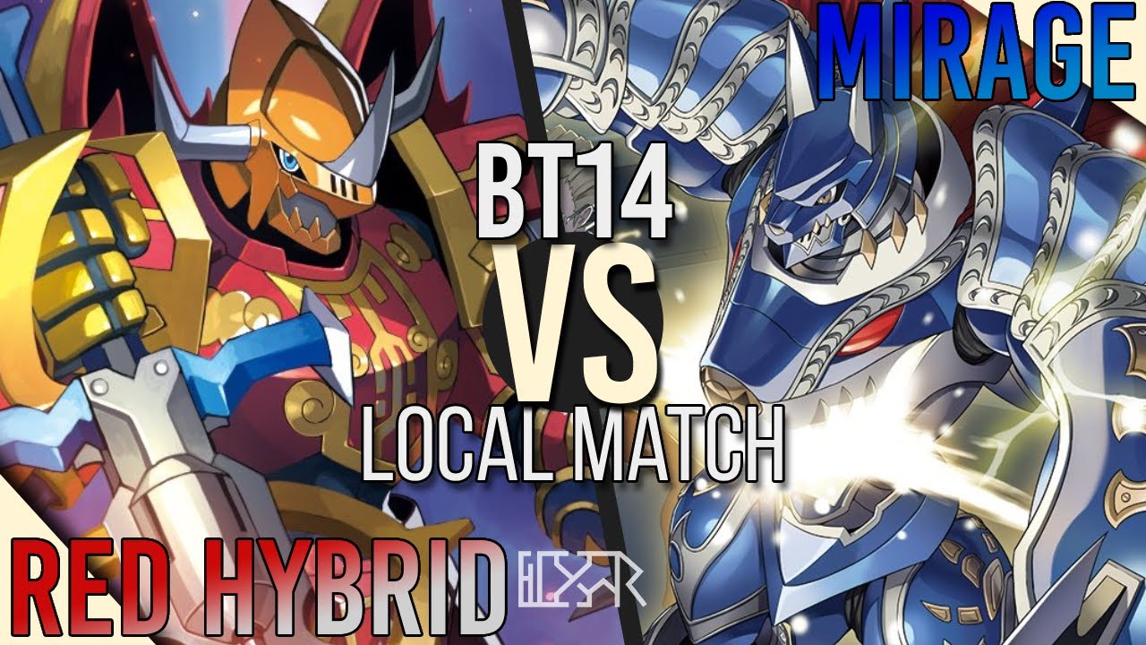 Red Hybrid vs Mirage Gaogamon [Digimon TCG BT14 Local Finals] Match Commentary
