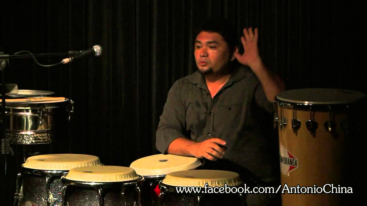 🔴 PERCUSSÃO - CONGAS -  Técnicas e Exercícios Básicos - ANTONIOCHINA