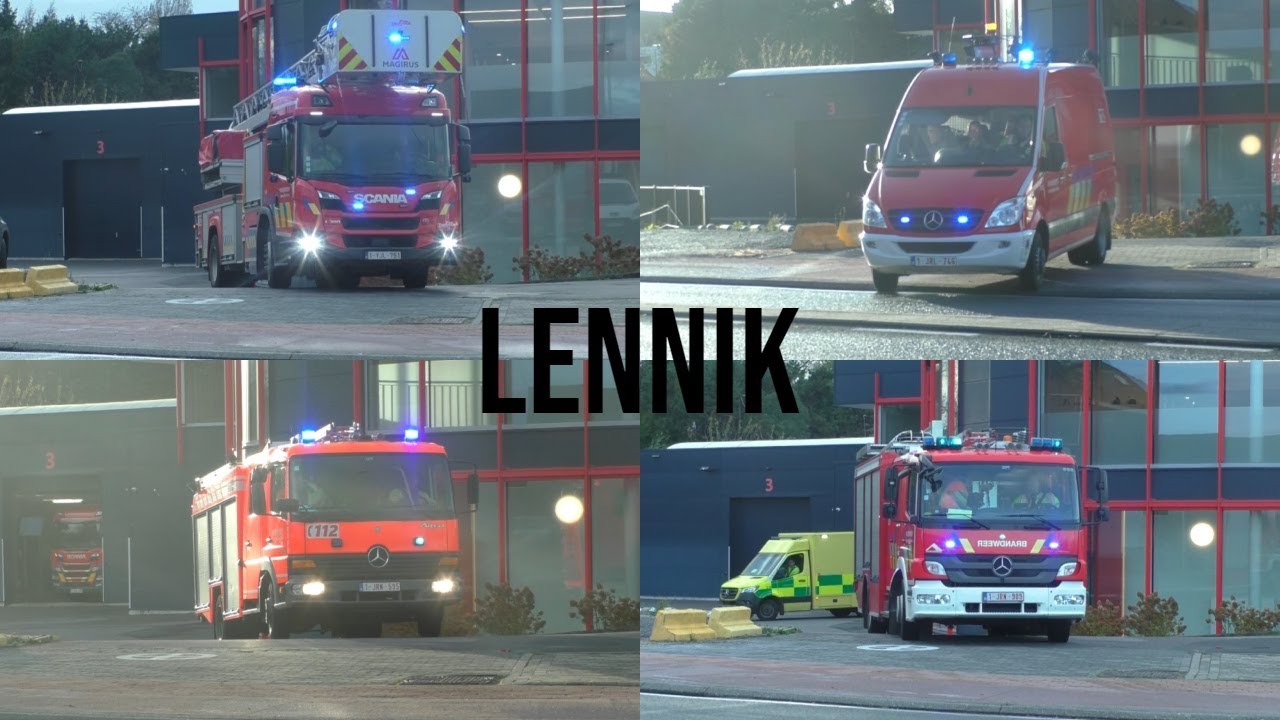 [PRIMEURS] Brandweer Lennik met spoed naar verschillende interventies