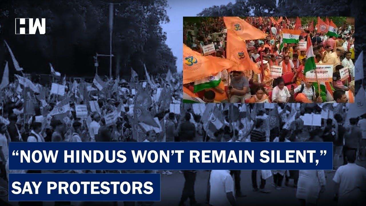 Hindu Organizations Took Out March In Delhi On Jantar Mantar, Sloganeering  Hindus Will Not Be Quiet