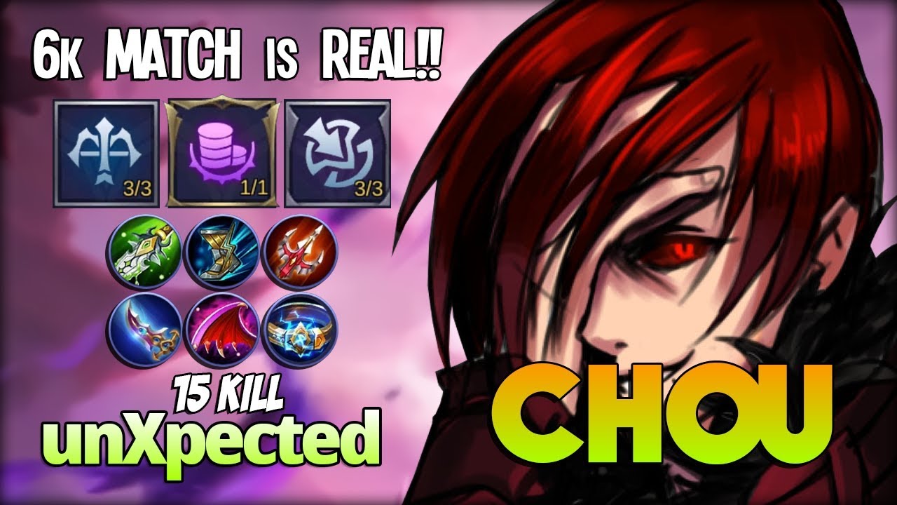 Chou BRUTAL Damage! Find & KILL!! unXpected Chou King ~ Mobile Legends