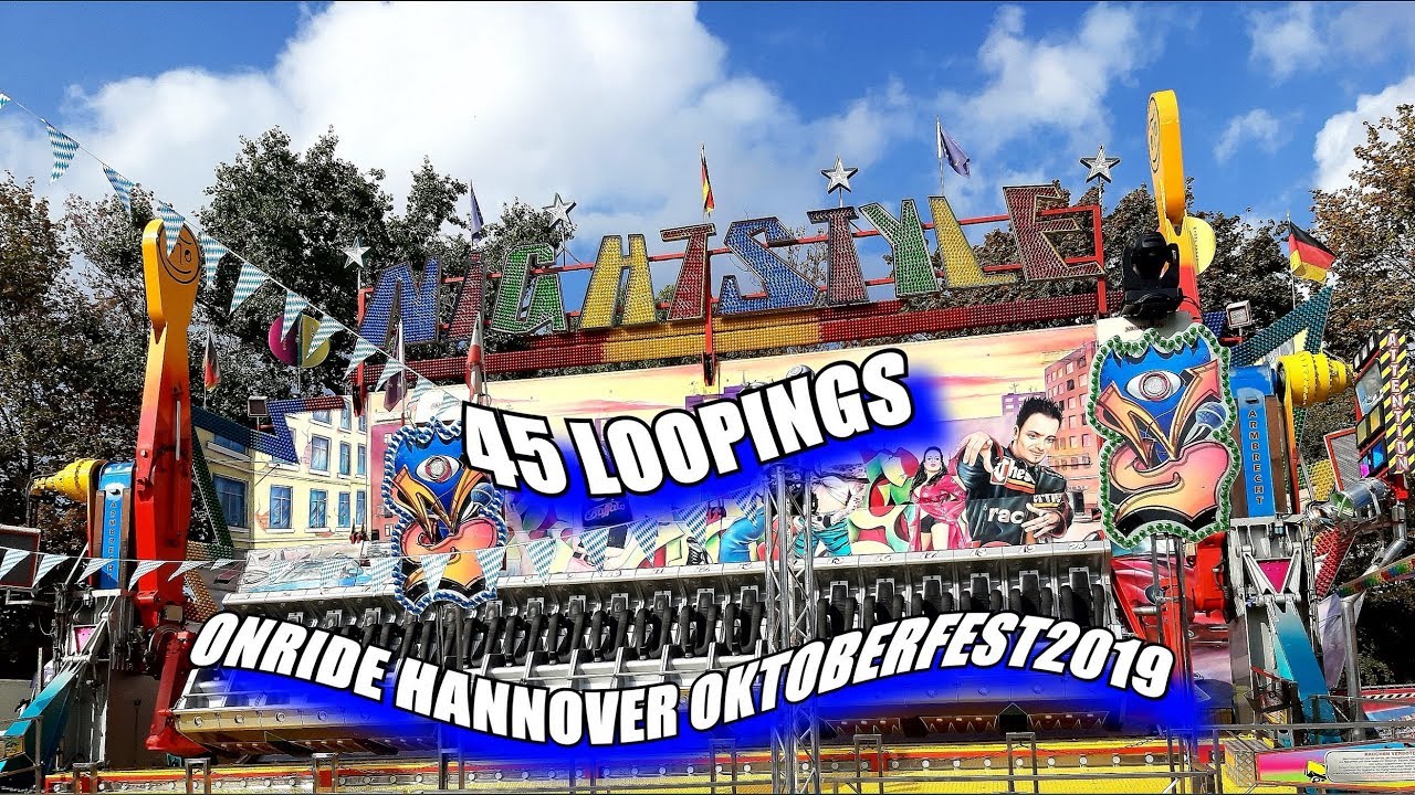 NIGHT STYLE FAHRGESCH&Auml;FT ARMBRECHT OKTOBERFEST HANNOVER 2019 KIRMES ONRIDE KERMIS FUNFAIR