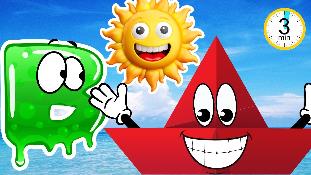 LA LETTERA B - IN VIAGGIO CON LA B - VIDEO EDUCATIVO PER BAMBINI DAI 4 AI 7 ANNI