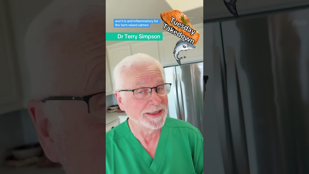 Is Farm Raised Salmon Bad For You? Dr Terry Simpson Breaks It Down: #health #doctor #dr