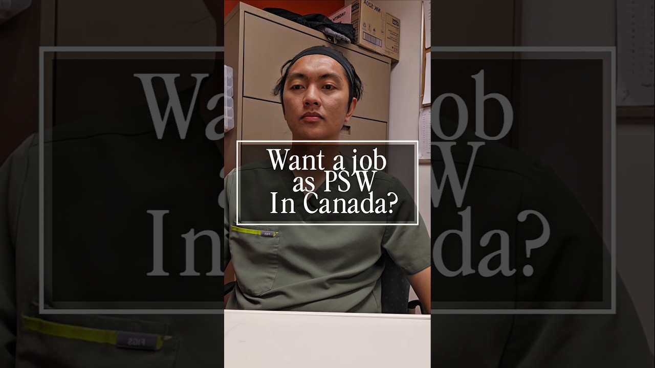 How to Get a PSW Job in Canada (No Experience Needed!) 🇨🇦 #psw #canadajobs