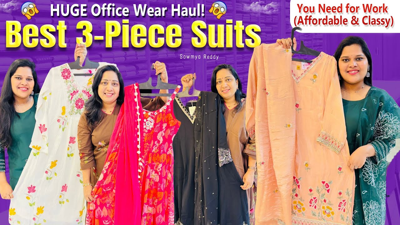 HUGE Office Wear Haul! ✨ Best 3-Piece Suits You Need for Work (Affordable & Classy)
