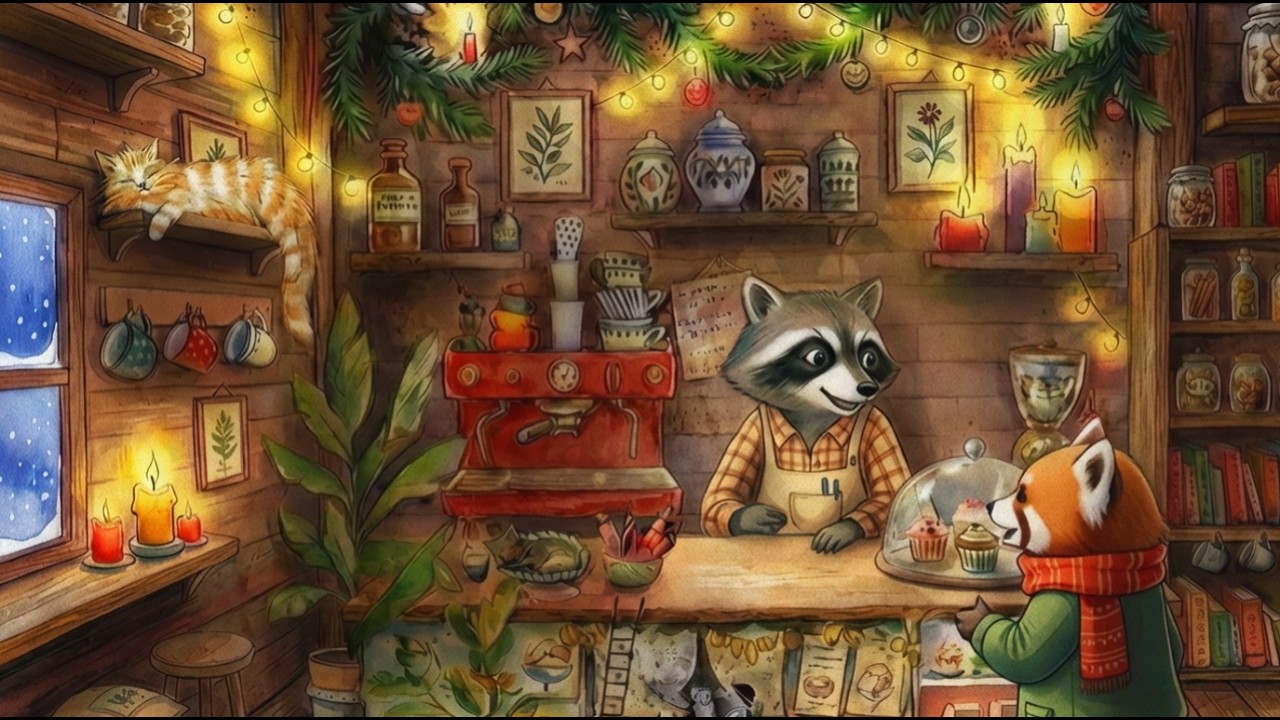 Cozy Forest Cafe ☕ Chill Jazz & Smooth Lofi Music for Reading, Coffee & Deep Focus
