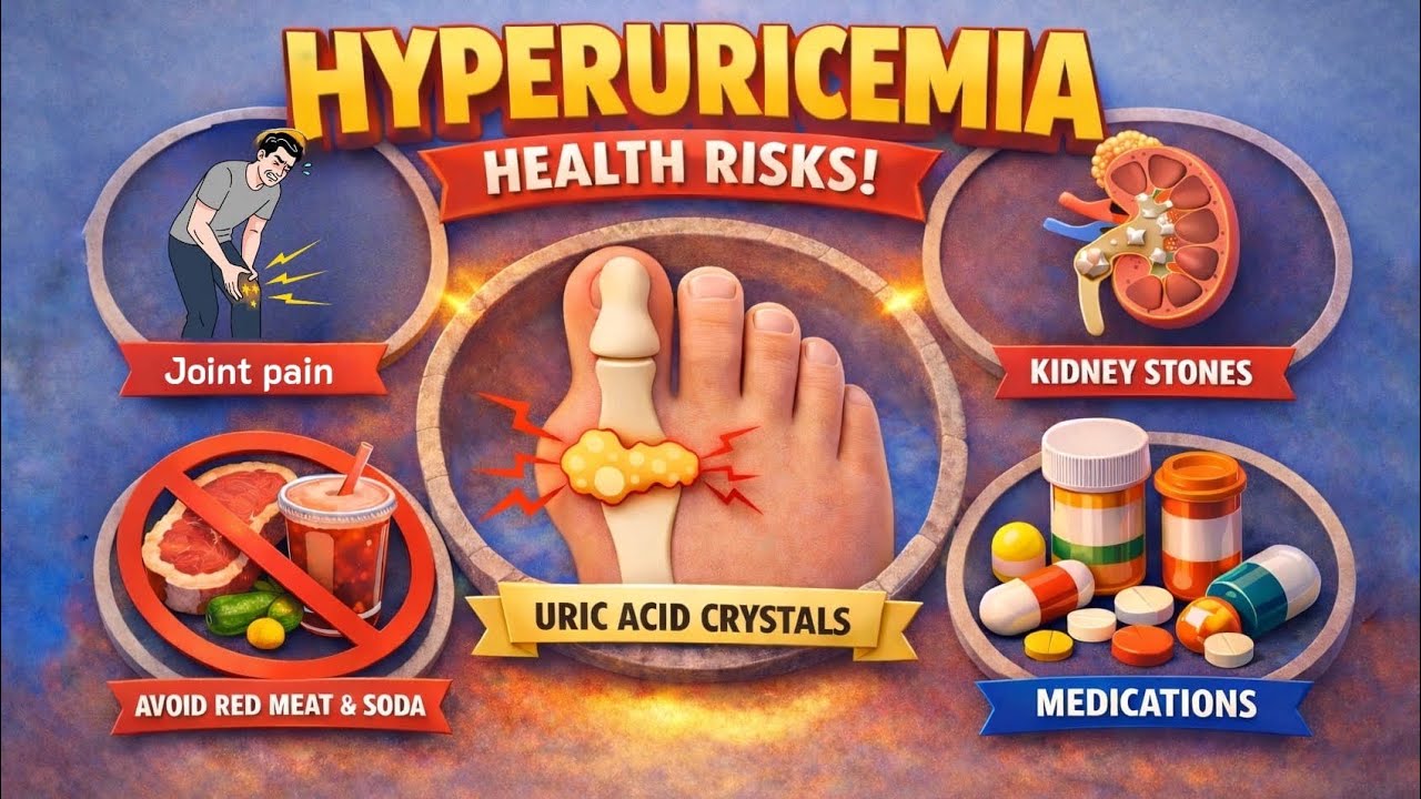 High Uric Acid: ലക്ഷണങ്ങൾ, കാരണം, ചികിത്സ | Hyperuricemia Malayalam