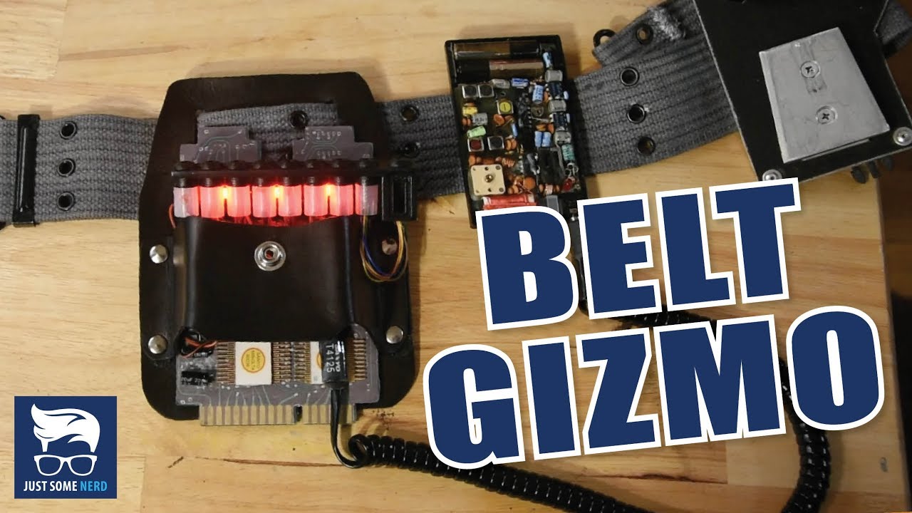 Building a Ghostbusters Belt Gizmo with lights!
