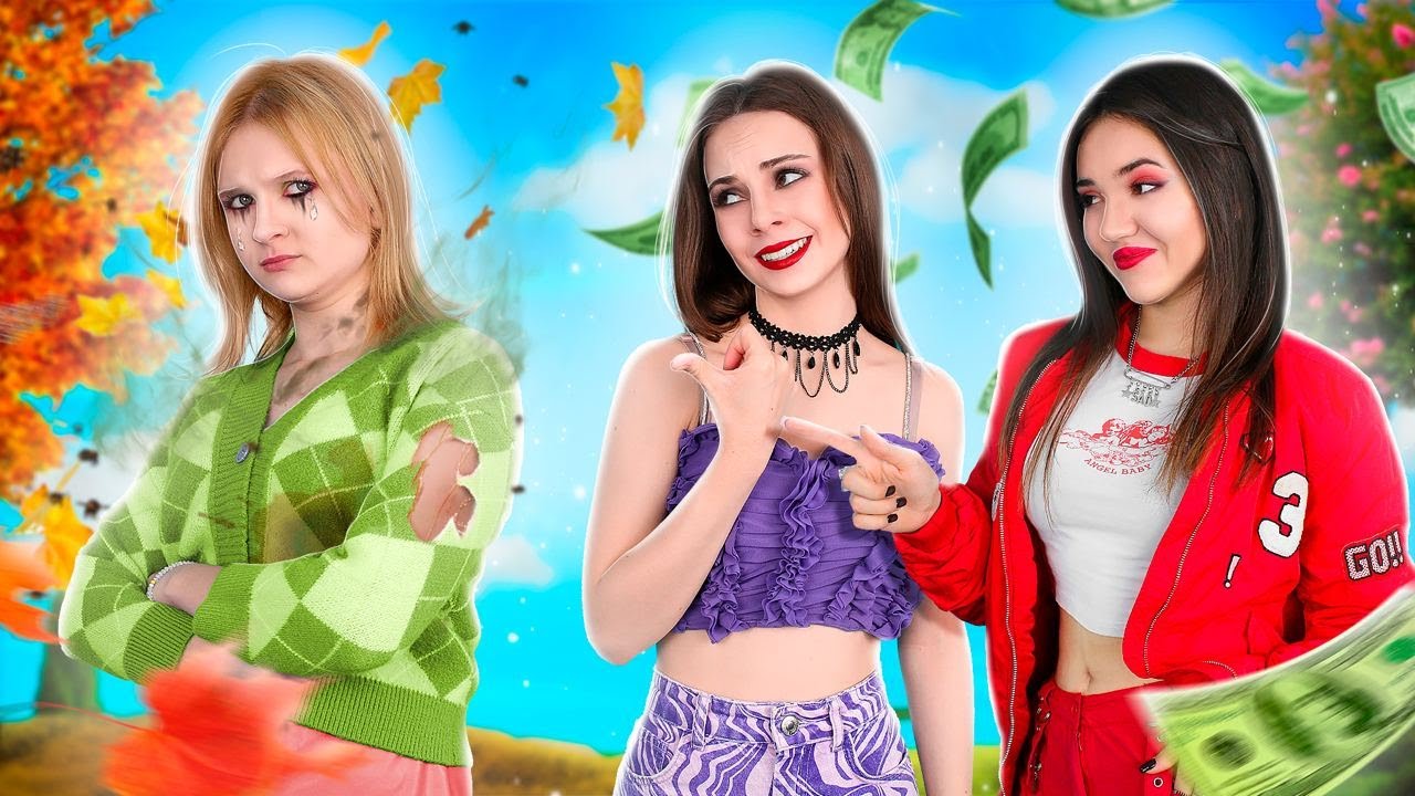 Poor VS Rich VS Giga Rich Sister || We Adopted Triplets