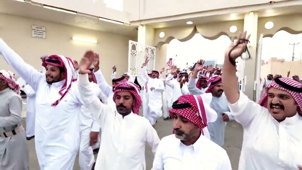 #شاهد اقوى  دخول زملاء العريس /اكرم محمد غرم الله الغامدي في مدينة #الباحة