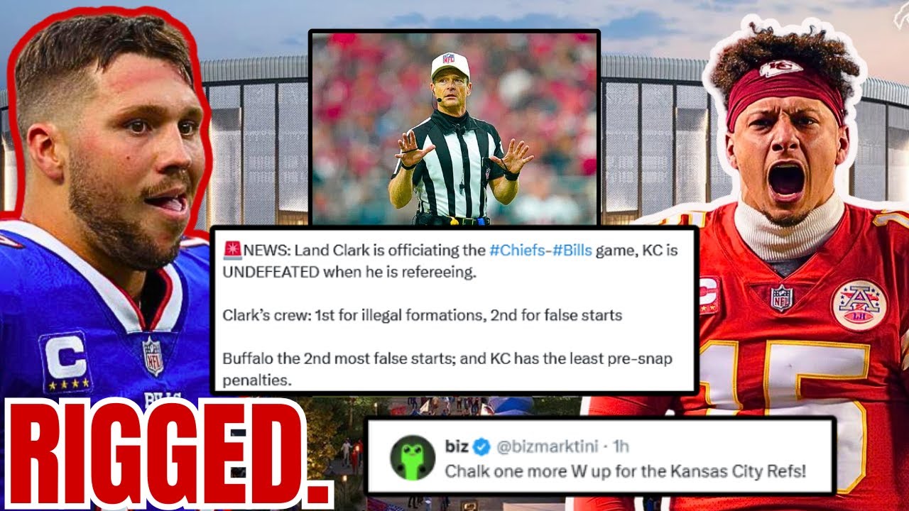 NFL RIGGED! Fans CALL BULLS**T After Referee Crew Assigned for Bills Chiefs EMERGES!