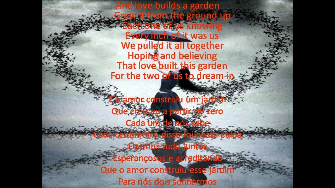 Elton John - Love Builds a Garden - Lyrics (English - Pt Br)