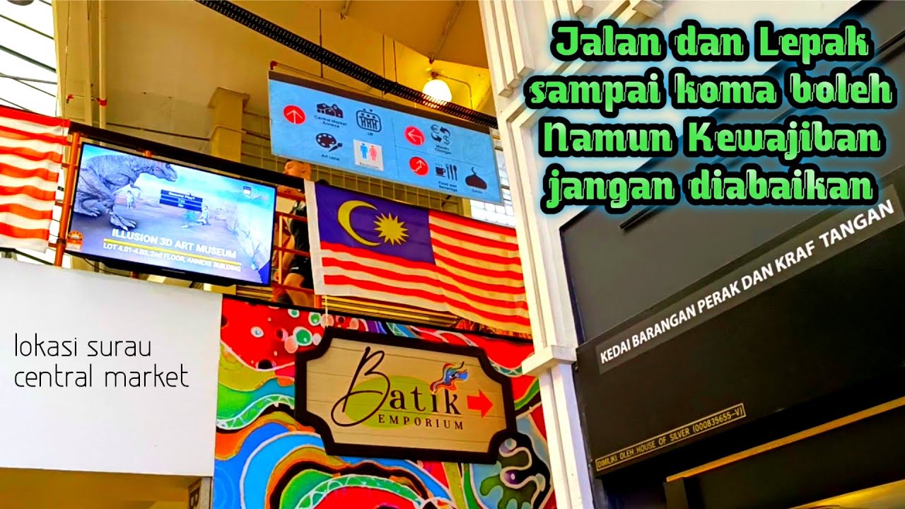 Kaki jalan perlu tahu tentang ini | Surau yang ada didalam central market pasar seni Kuala Lumpur