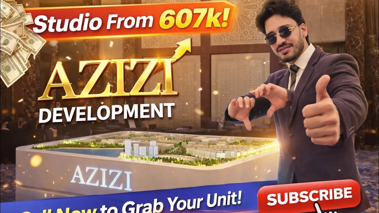 607K Studio in Dubai?! 😱 High ROI Investment Opportunity | Azizi Development