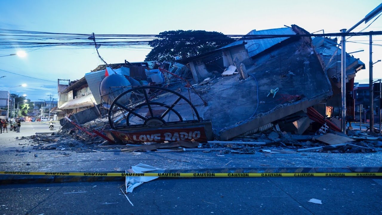 Search efforts underway in the Philippines amid fears death toll could rise following earthquake