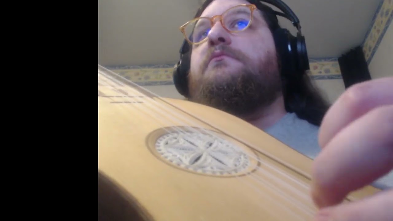 POV you are a tiny french mouse and I am playing baroque guitar for you