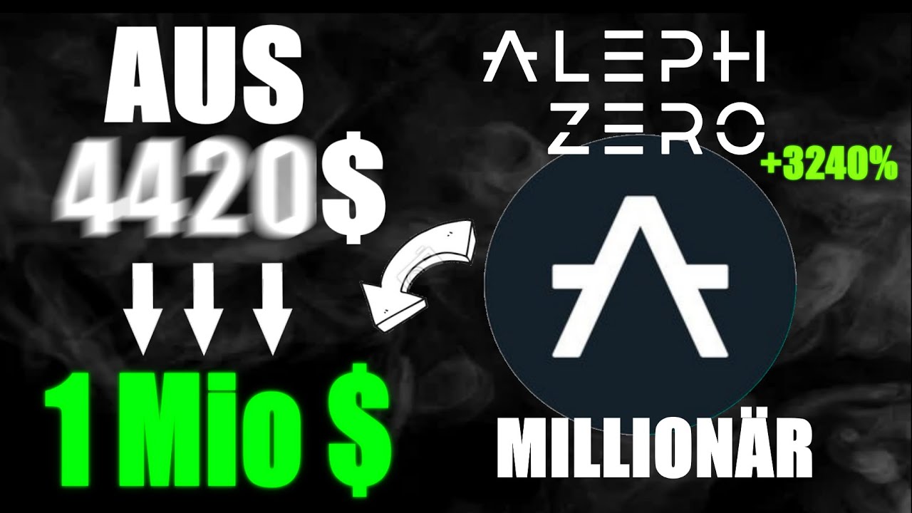 WIE VIEL Aleph Zero BRAUCH ICH ZUR MILLION? Preisprognose + Analyse | Kryptomaxi