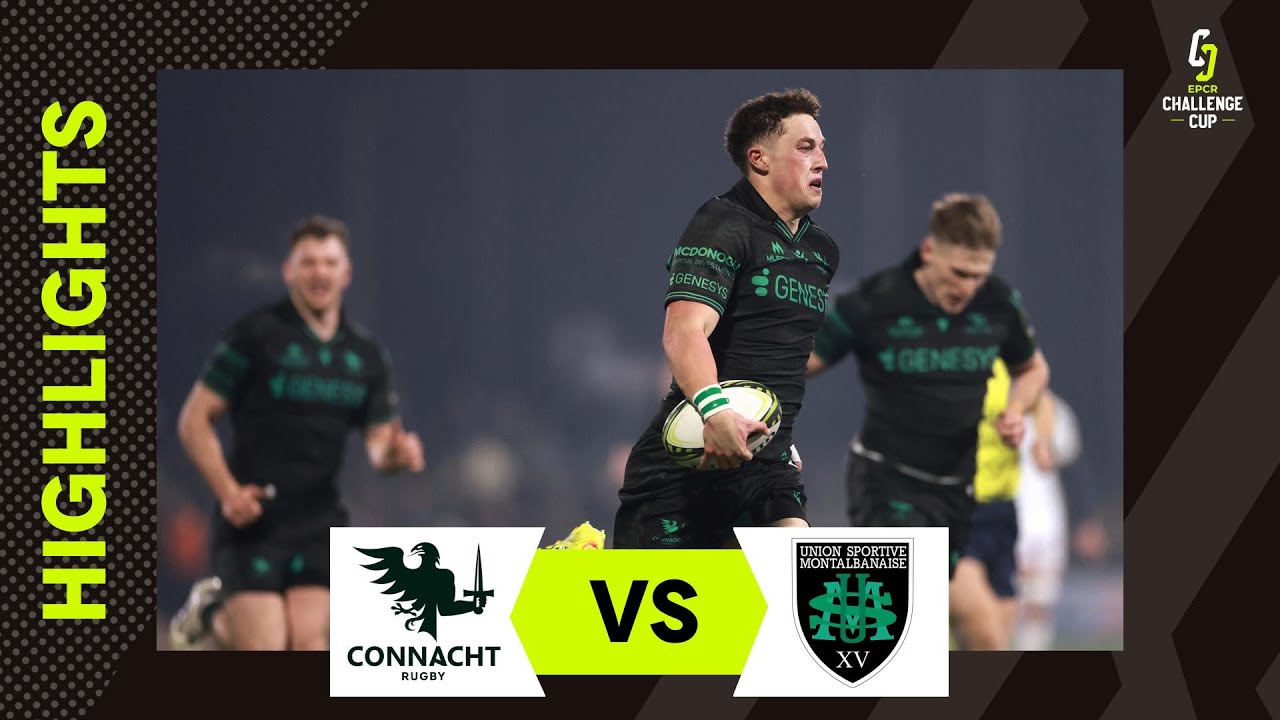Non-stop action from kickoff to final whistle 😮‍🔥| Connacht Rugby v US Montauban | EPCR Challenge