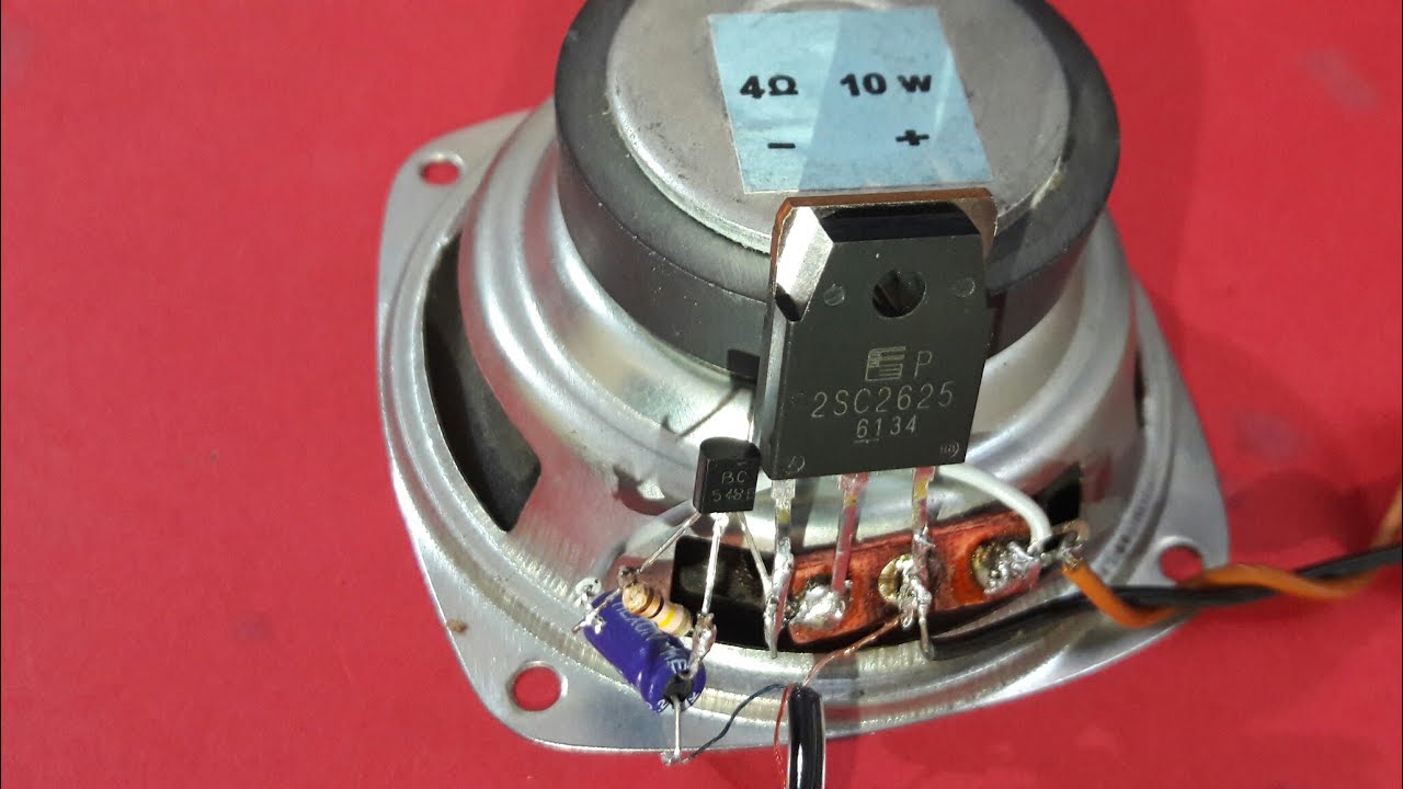 Audio Amplifier (using 2 Transistor BC548,2SC2625)