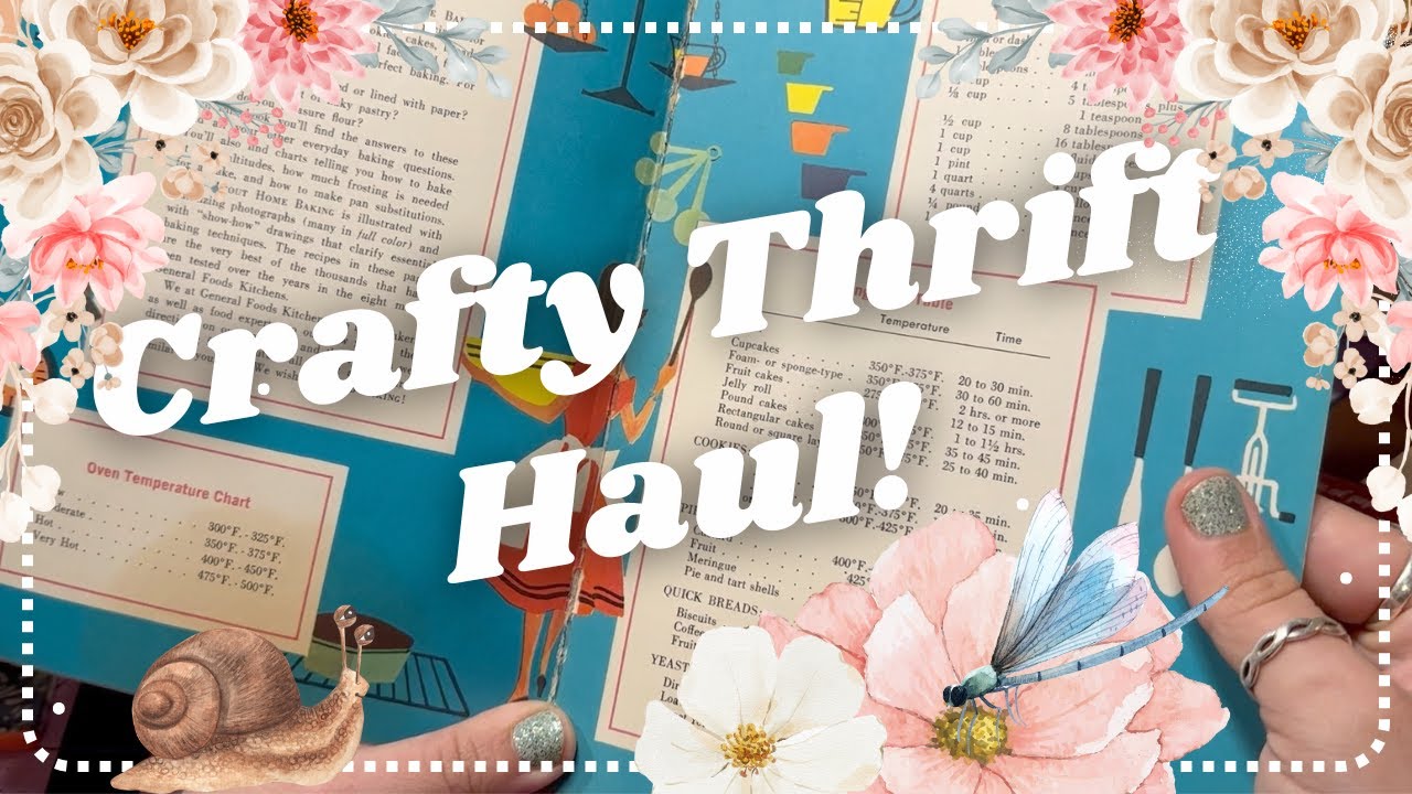 Thrift Haul for Junk Journal and Craft Supplies! #haul #junkjournal
