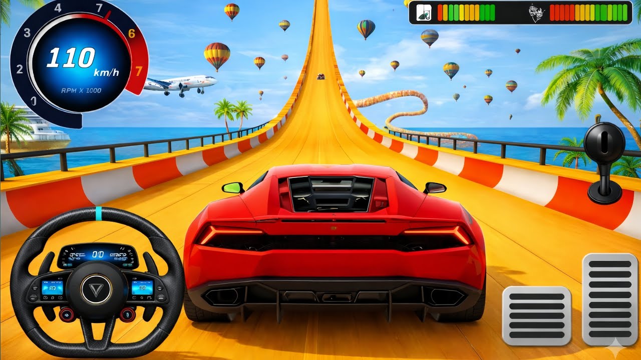 Extreme GT Car Stunts Master 3D | Mega Ramp Car Racing Game | Android Gameplay