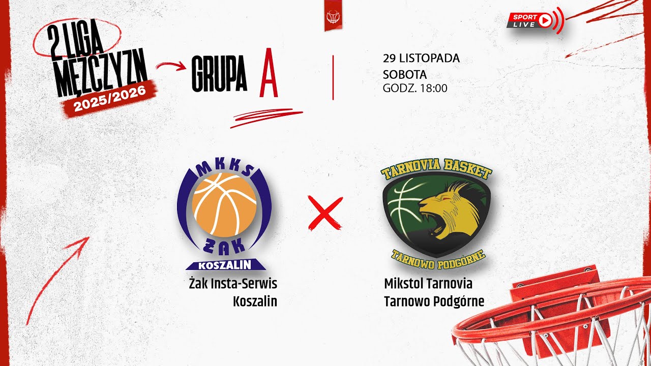 Żak Insta-Serwis Koszalin - Mikstol Tarnovia Tarnowo Podgórne (2 LM)