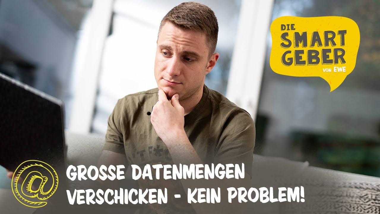 Smartgeber Jan erkl&auml;rt&rsquo;s: So verschickt ihr gro&szlig;e Datenmengen | EWE Smartgeber