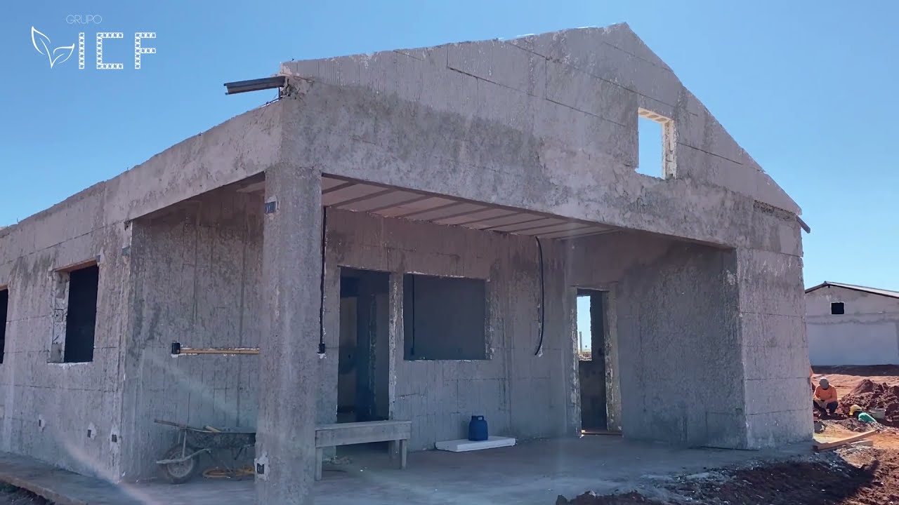 Conheça a casa de isopor - ICF FARMS - Construções no rápidas e térmicas para o Agronegócio.