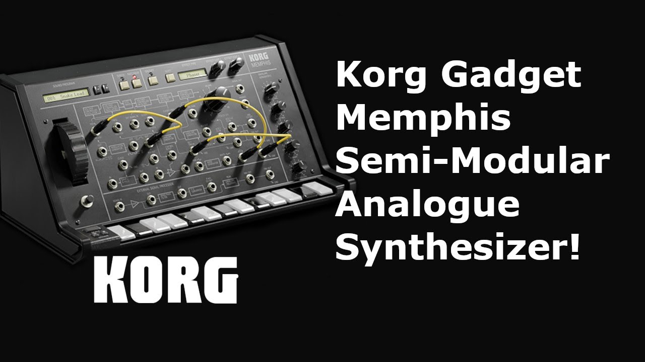 Korg Gadget Memphis! Korg MS-20 in Gadget 2! Semi-Modular Analogue Synthesizer!!!