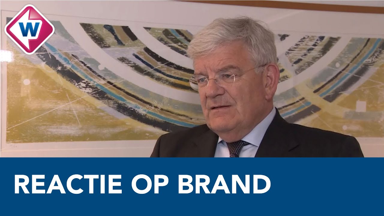 Burgemeester Van Zanen over brand in: 'Een enorme vuurzee, ontreddering' - OMROEP WEST