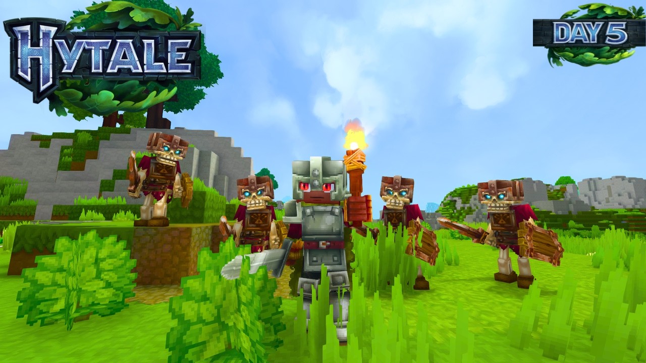 I Summoned a Skeleton Army in Hytale (Day 5)