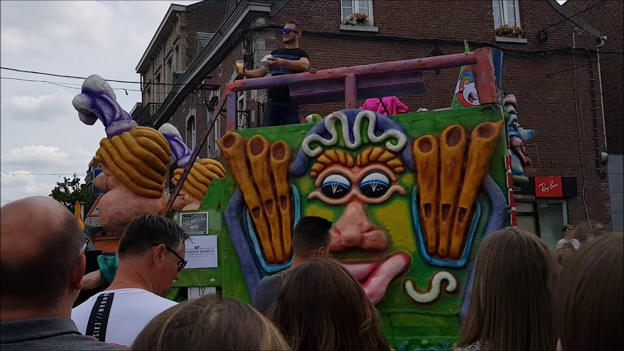Video .196. Carnival and folklore parade Hannuit Belgium July 21