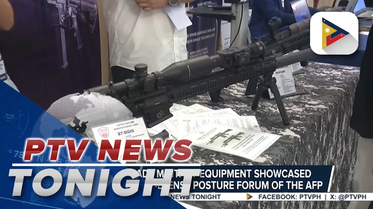 Locally made military equipment showcased at the AFP&rsquo;s Self-Reliant Defense Posture Forum