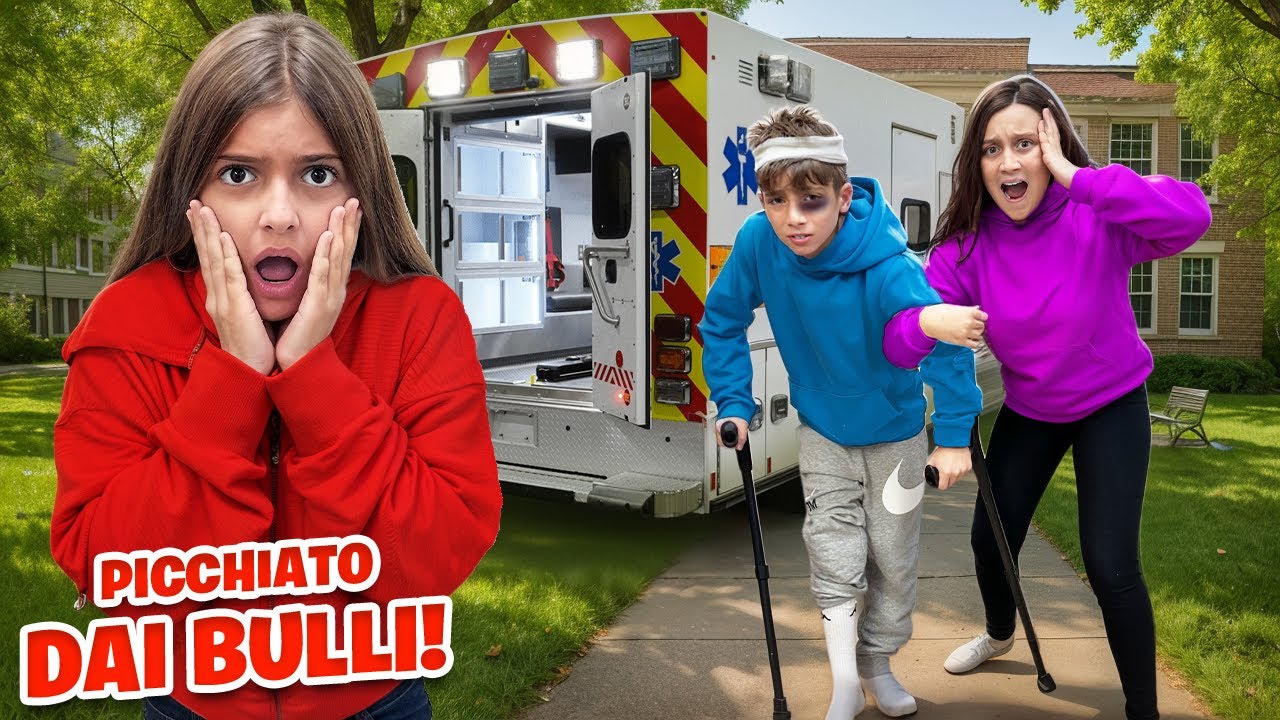 AURORA PORTA IL CUGINO DI VIOLA IN OSPEDALE PERCHÉ È STATO PICCHIATO DAI BULLI A SCUOLA!