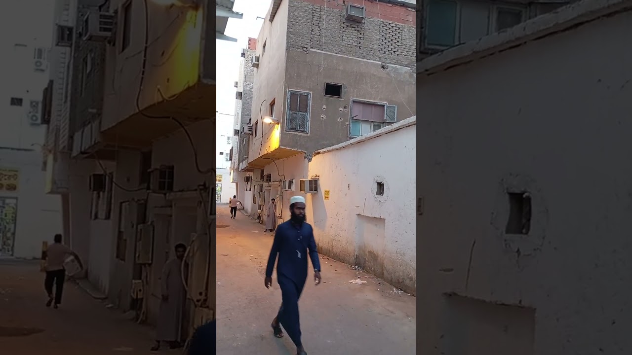 احد حارات حي المشرفية في المدينة وذكريات لاتنسى 🌴