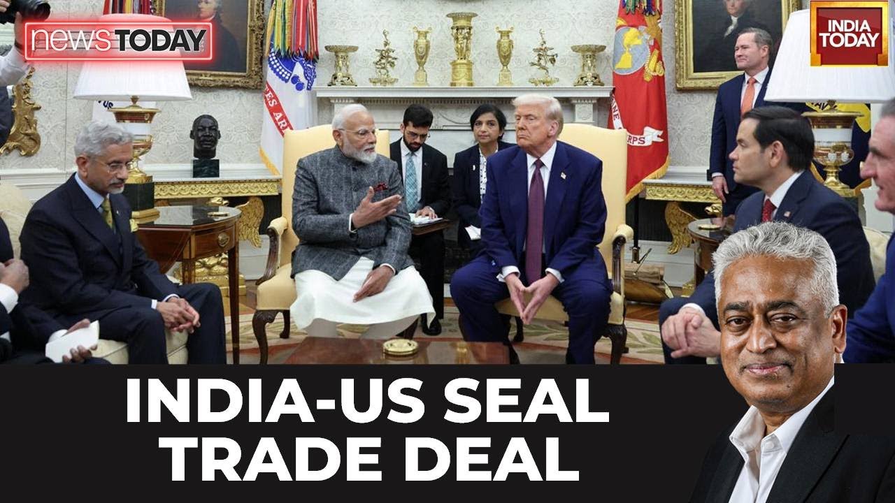 Rajdeep Sardesai Reports On Trump's New Trade Pact With India And Russian Oil Import Halt | India-US