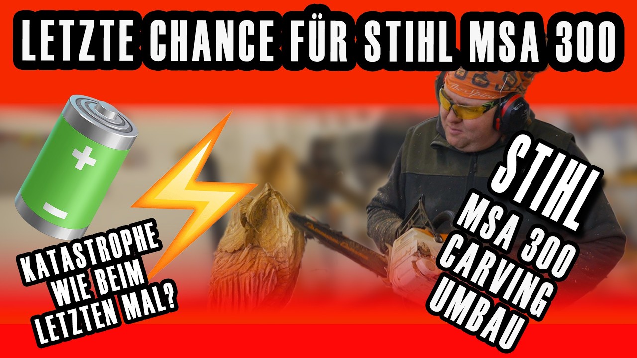 Armutszeugnis f&uuml;r Stihl ??! 😉Letzte Chance f&uuml;r die Stihl  MSA 300🪚