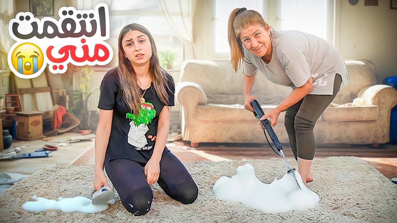 أمي انتقمت مني وخلتني نظف غرفتها بالكامل!😪 | ديكور جديد.. | ننوش