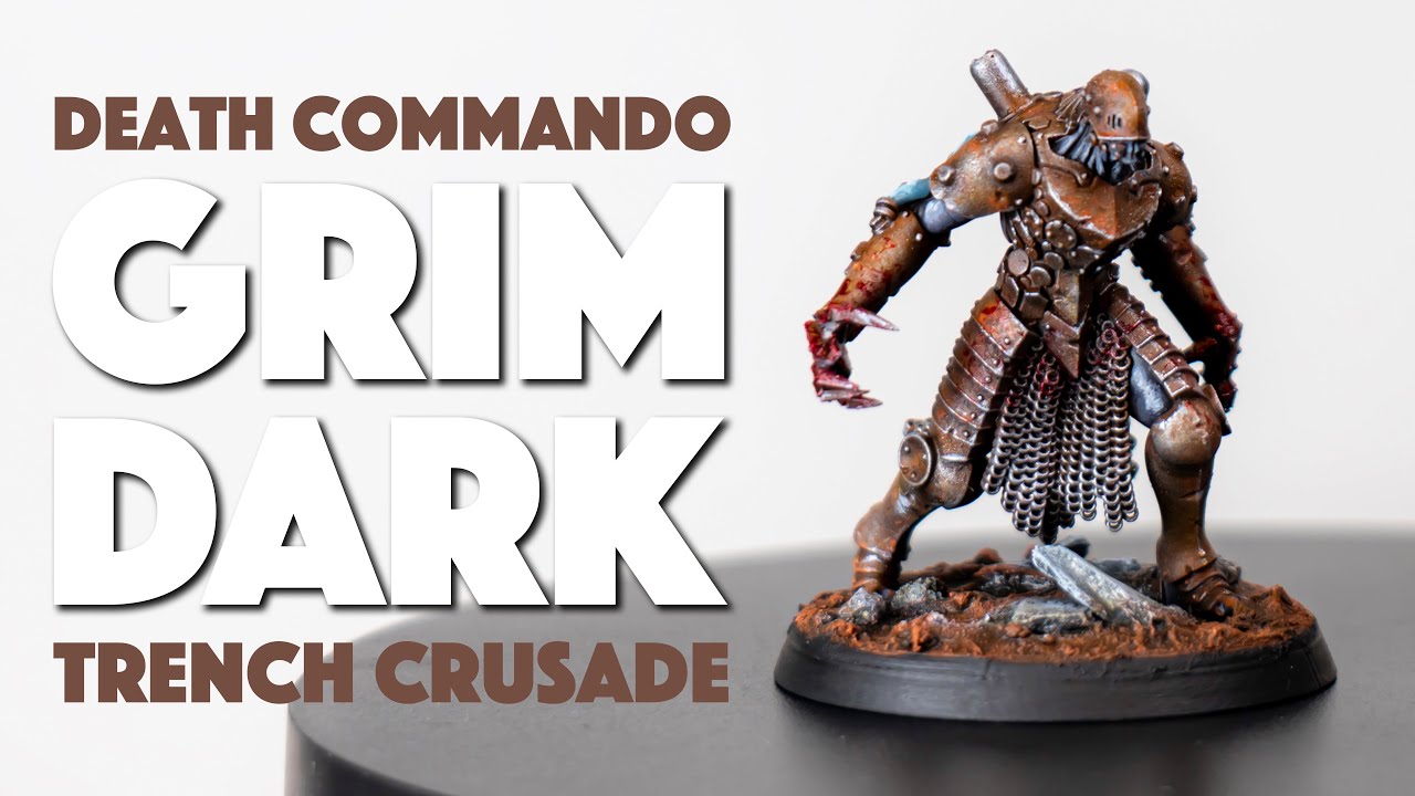 How To Paint A Grimdark Death Commando | Resin Printed | Trench Crusade