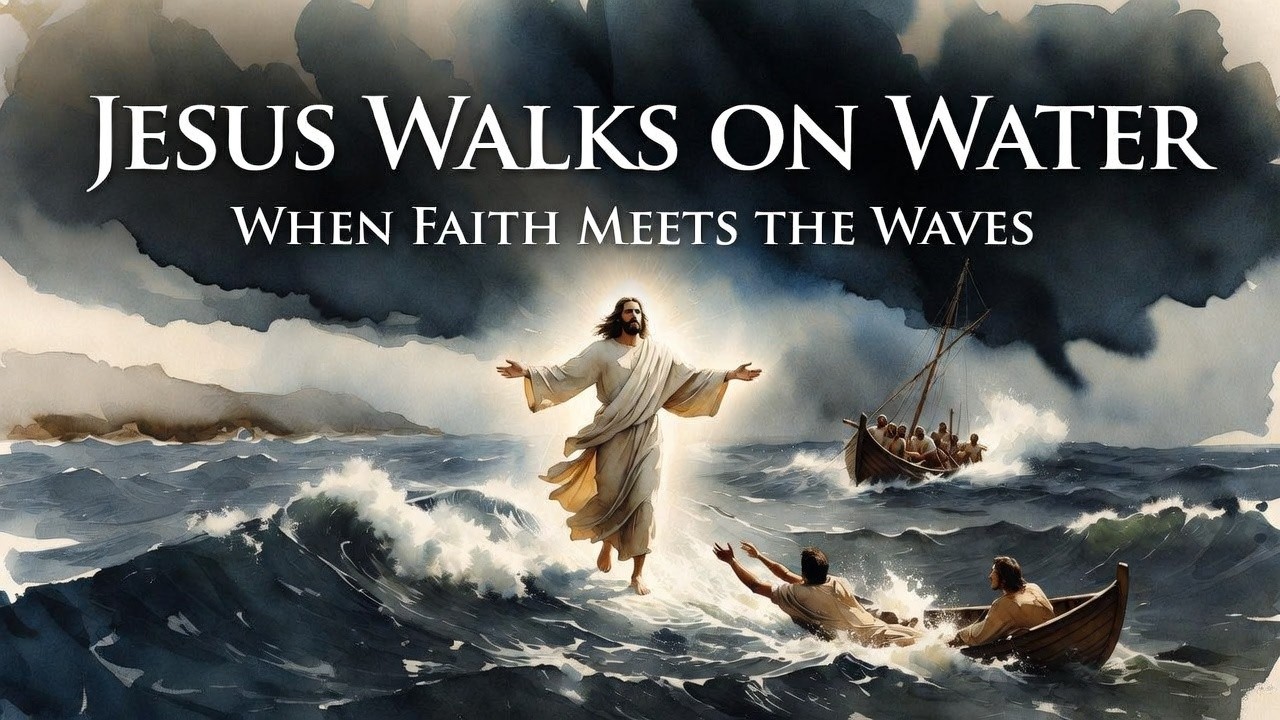 Jesus Walks on Water: Peter Sinks in Doubt – Full Bible Story & Lesson #JesusWalksOnWater