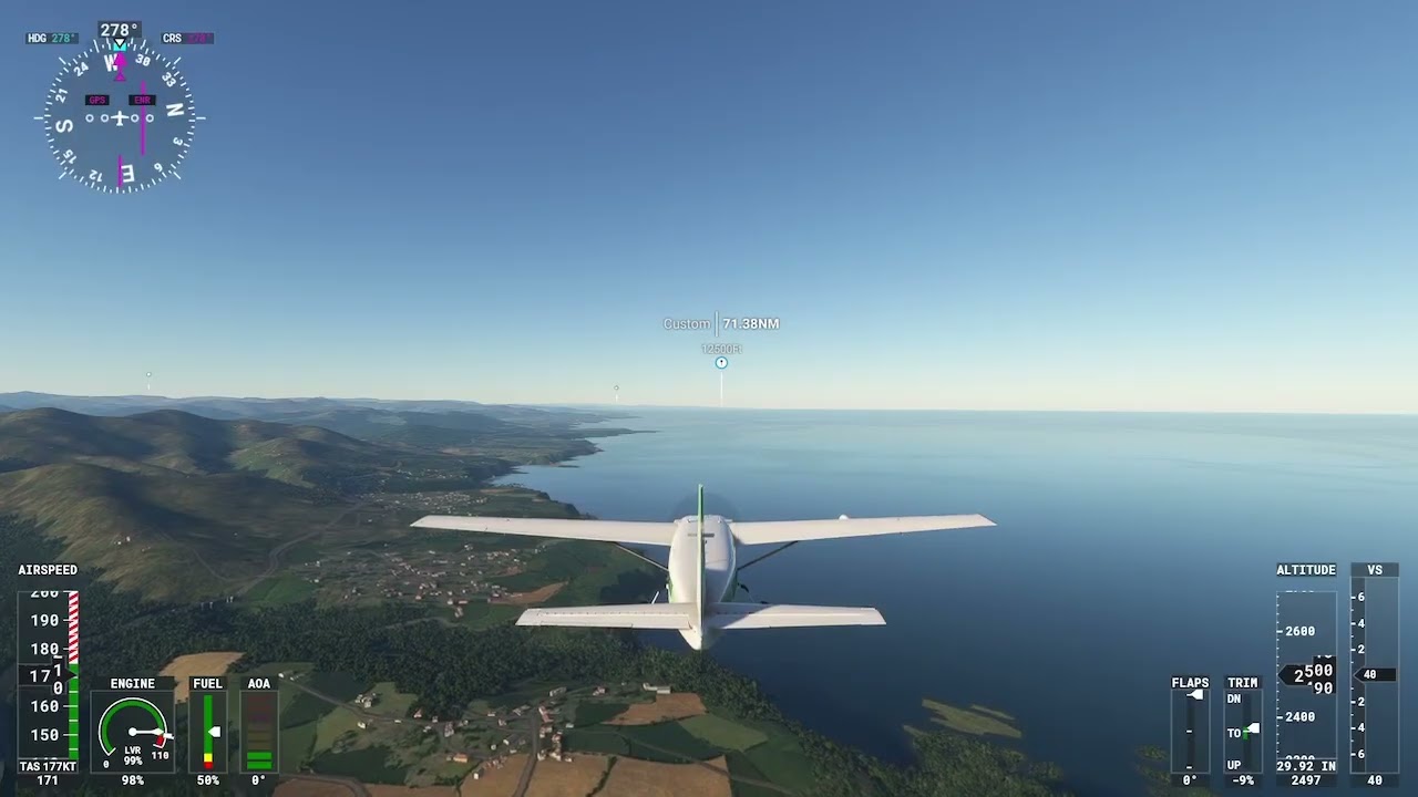 The European Vacation: Oviedo to Naturmaz Spain Microsoft Flight SImulator