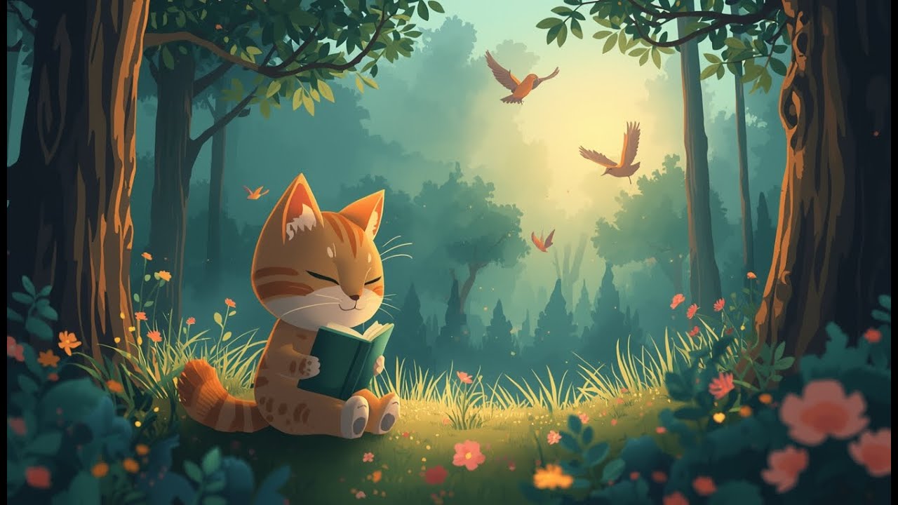 Pages Turning with the Sound of Distant Birds. | Nature Ambient Lo-fi