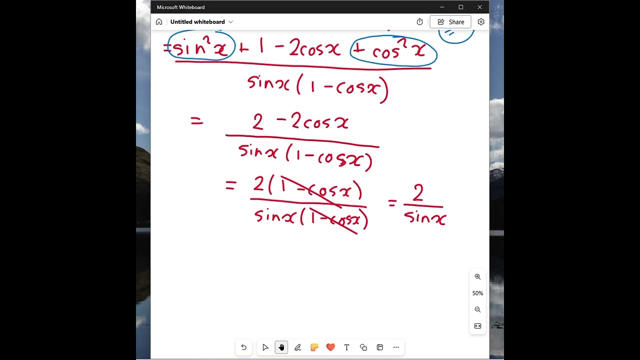 Year 13 January Mock: Question 8 - Reciprocal Trigonometric Identities